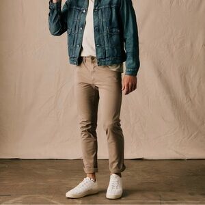 Flint and Tinder 365 Slim Pants Stretch Chino 36x32 Mens In Khaki Huckberry